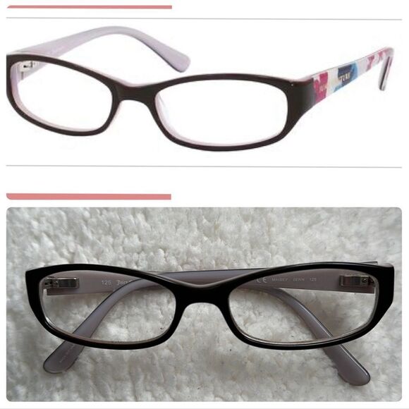 Juicy Couture MAISEY 0ERN 125 Kids Eyeglasses Frame Ice Pink Rectangle - Picture 1 of 16